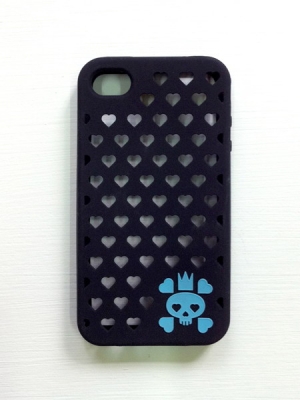 Skulluminous iphone 4 case (Black)